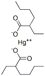 ビス(2-エチルヘキサン酸)水銀(II) 化学構造式