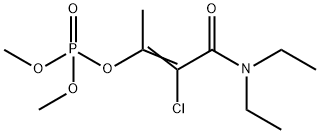 13171-21-6 りん酸ジメチル[3-(ジエチルアミノ)-3-オキソ-2-クロロ-1-メチル-1-プロペニル]