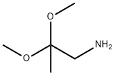 2,2-ジメトキシプロパン-1-アミン 化学構造式