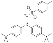 二(4-叔丁基苯基)碘鎓对甲苯磺酸盐,131717-99-2,结构式