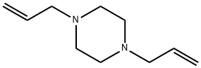 Piperazine, 1,4-di-2-propenyl- (9CI) 化学構造式