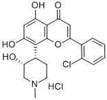 FLAVOPIRIDOL HYDROCHLORIDE Structure