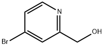 4-ブロモ-2-ピリジンメタノール 化学構造式
