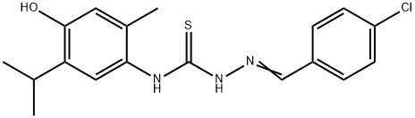 13176-80-2 Benzaldehyde, p-chloro-, 4-(5-hydroxycarvacryl)-3-thiosemicarbazone