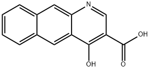 Benzo[g]quinoline-3-carboxylic acid, 4-hydroxy- (9CI) 化学構造式