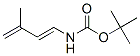 Carbamic acid, (3-methyl-1,3-butadienyl)-, 1,1-dimethylethyl ester, (E)- (9CI) Structure