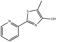 5-甲基-2-(2-吡啶基)-1,3-噻唑-4-醇,131786-47-5,结构式