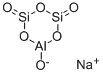 Sodium aluminum disilicon hexaoxide (anhydrous analcime) Struktur