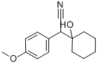1-(Hydroxycyclohexyl)-(4-methoxyphenyl)acetonitrile Structure