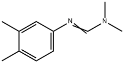 N,N-Dimethyl-N'-(3,4-xylyl)formamidine Structure