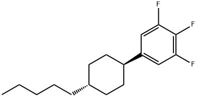 1,2,3-三氟-5-(反式-4-戊基环己基)苯,131819-22-2,结构式