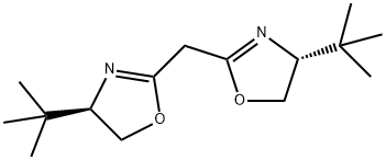 2,2′-亚甲基双[(4,R)-4-叔丁基-2-噁唑啉],131833-91-5,结构式