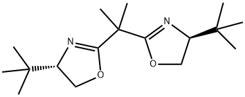 (S,S)-(-)-2,2'-异丙叉双(4-特丁基-2-噁唑啉) 结构式
