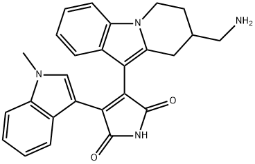 131848-97-0 3-[8-(氨基甲基)-6,7,8,9-四氢吡啶并[1,2-A]吲哚-10-基]-4-(1-甲基-1H-吲哚-3-基)-1H-吡咯-2,5-二酮