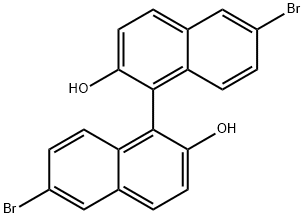 6,6`-二溴-1,1`-双-2-萘酚,13185-00-7,结构式