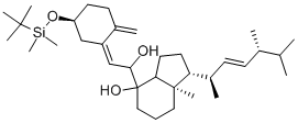 (3β,5Z,7R,8α,22E)-3S-tert-ButyldiMethylsilyl-9,10-secoergosta-5,10(19),22-triene-7,8-diol Struktur