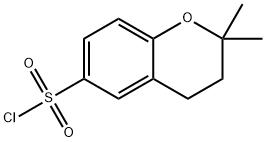 2,2-二甲基-6-色烷磺酰氯,131880-55-2,结构式