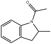 1-(2,3-dihydro-2-Methyl-1H-indol-1-yl)-Ethanone Struktur