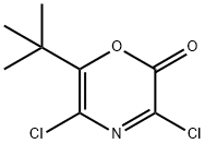 2H-1,4-Oxazin-2-one,  3,5-dichloro-6-(1,1-dimethylethyl)- Structure