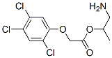 (2,4,5-トリクロロフェノキシ)酢酸/1-アミノ-2-プロパノール,(1:1) 化学構造式