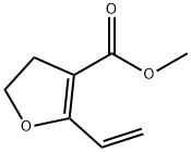 3-Furancarboxylicacid,2-ethenyl-4,5-dihydro-,methylester(9CI) Structure