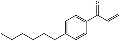 1-(4-HEXYLPHENYL)-2-PROPEN-1-ONE, 131906-57-5, 结构式