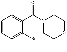 4-(2-Bromo-3-methylbenzoyl)morpholine Structure