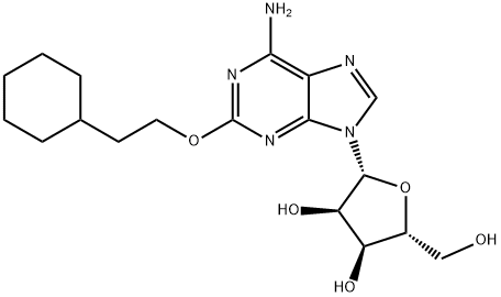 2-(2-cyclohexylethoxy)adenosine Structure