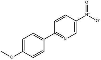 2-(4-METHOXYPHENYL)-5-NITROPYRIDINE 化学構造式