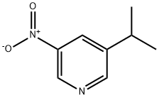 Pyridine, 3-(1-methylethyl)-5-nitro- (9CI) Struktur