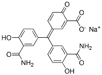 3-[ビス(3-カルバモイル-4-ヒドロキシフェニル)メチレン]-6-オキソ-1,4-シクロヘキサジエン-1-カルボン酸ナトリウム