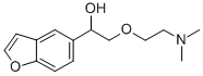 alpha-((2-(Dimethylamino)ethoxy)methyl)-5-benzofuranmethanol Struktur