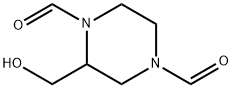 1,4-Piperazinedicarboxaldehyde,2-(hydroxymethyl)-(9CI) 结构式