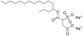 4-十六烷基2-磺酸基琥珀酸二钠盐,13197-74-5,结构式