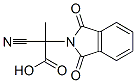 2H-Isoindole-2-acetic  acid,  -alpha--cyano-1,3-dihydro--alpha--methyl-1,3-dioxo- Struktur