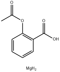 magnesium o-acetylsalicylate 结构式
