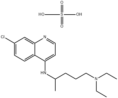 硫酸氯喹,132-73-0,结构式