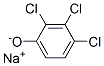 sodium trichlorophenolate Structure