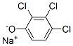 SODIUM TRICHLOROPHENOLATE, 1320-79-2, 结构式