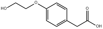 2-(4-hydroxyethoxyphenyl)acetic acid,132004-29-6,结构式