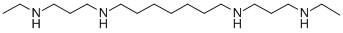 N,N'-bis(3-(ethylamino)propyl)-1,7-heptanediamine Structure