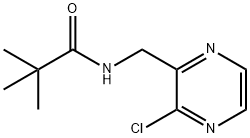 N-((3-chloropyrazin-2-yl)methyl)pivalamide Structure