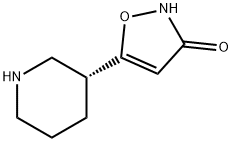 3(2H)-Isoxazolone,5-(3-piperidinyl)-,(R)-(9CI),132033-94-4,结构式