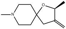 2,8-dimethyl-3-methylene-1-oxa-8-azaspiro(4,5)decane 结构式