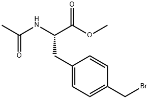 N-Acetyl (4-broMoMethyl)-DL-phenylalanine Methyl ester 结构式