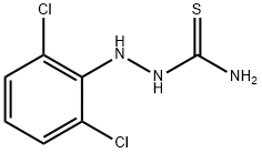 4-2,6-二氯苯-3-氨基硫脲, 13207-55-1, 结构式