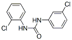 1-(2-chlorophenyl)-3-(3-chlorophenyl)urea 化学構造式