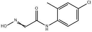 N1-(4-CHLORO-2-METHYLPHENYL)-2-HYDROXYIMINOACETAMIDE 结构式