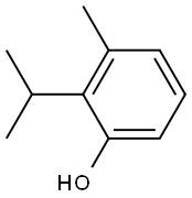 ISOPROPYL-M-CRESOL 结构式