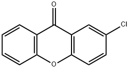 2-氯 -9H-黄原胶-9-酮, 13210-15-6, 结构式